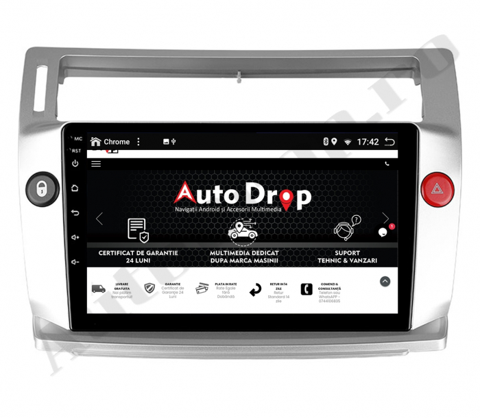 Navigatie Android 12 Citroen C4 QLED | AutoDrop.ro [10]