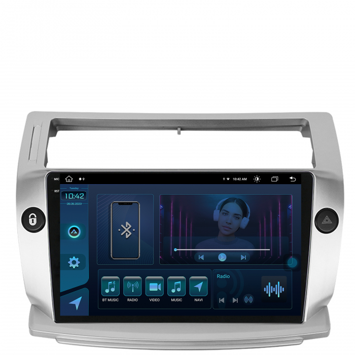 Navigatie 2K Android 13 Citroen C4 8GB RAM | AutoDrop.ro [2]