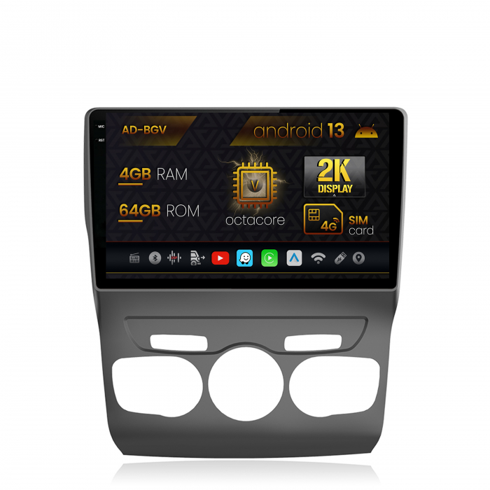 Navigatie 2K Android 13 Citroen C4L 4GB | AutoDrop.ro [2]