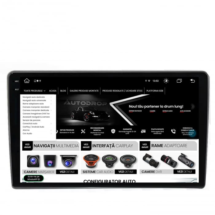 Navigatie Android Opel Vivaro / Renault Trafic / Nissan Primastar (2006-2010) 8GB | AutoDrop.ro [5]