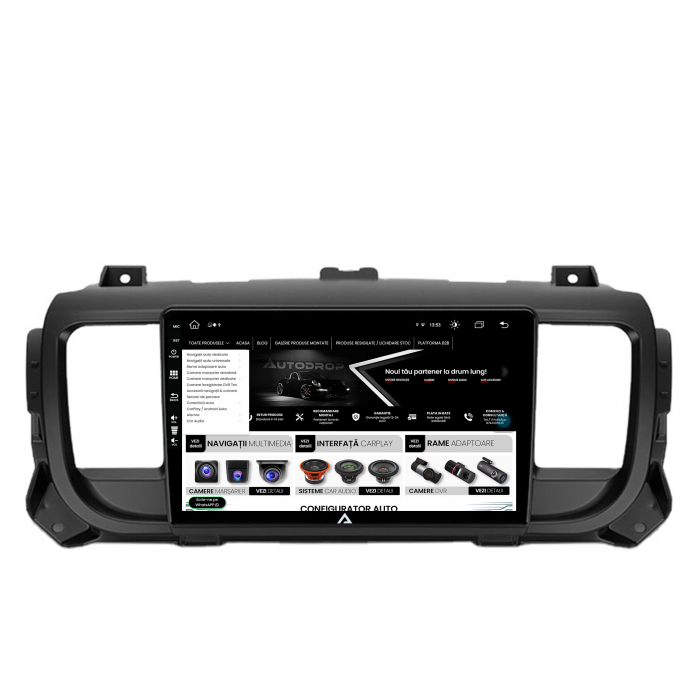 Navigatie Android Citroen Jumpy / Peugeot Expert (2017-2021) 8GB | AutoDrop.ro [6]
