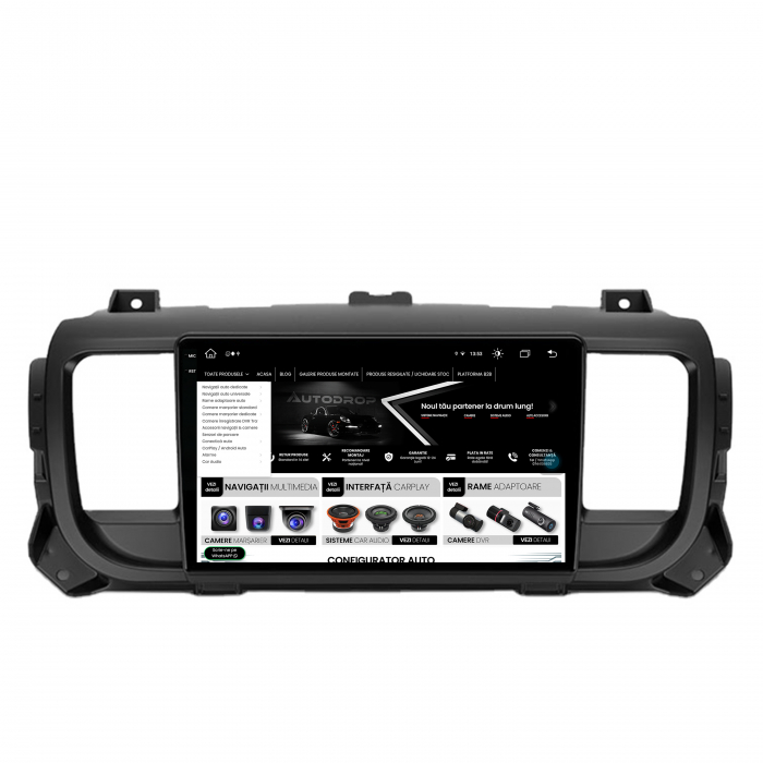 Navigatie 2K Android Citroen Jumpy / Peugeot Expert (2017-2021) 8GB | AutoDrop.ro [11]