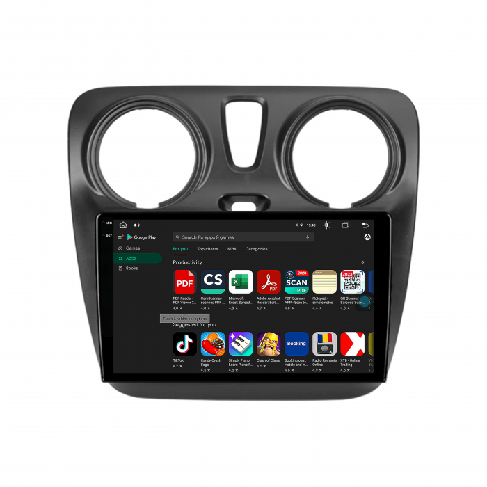 Navigatie Android 13 2K Dacia Dokker 4+64GB | AutoDrop.ro [8]