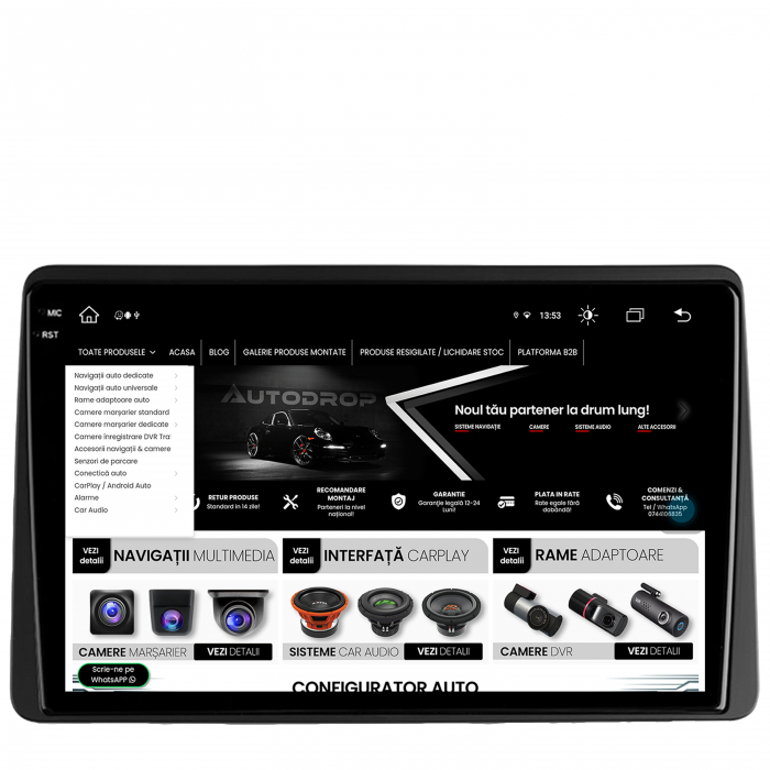 Navigatie 2K Android Dacia Duster 2018+ 8GB | AutoDrop.ro [8]