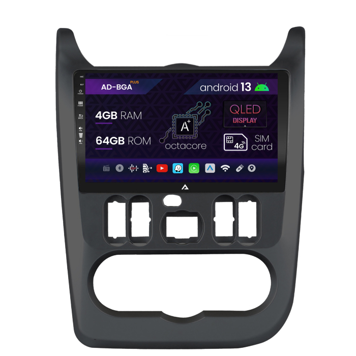 Navigatie  Android 13 Dacia Logan 4+64GB | AutoDrop.ro [1]