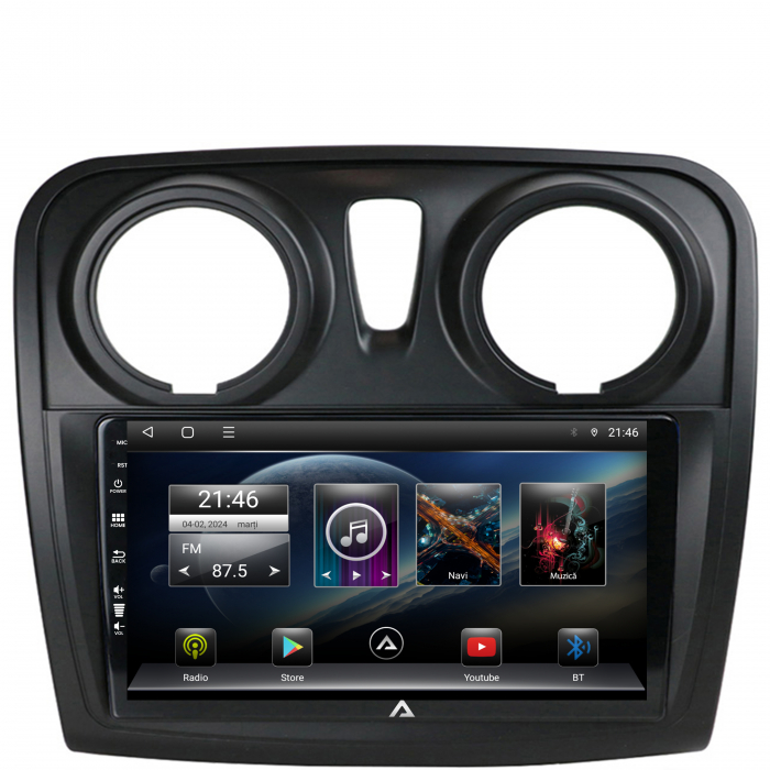 Navigatie Carplay Android 12 Dacia 9" 2GB | AutoDrop.ro [2]
