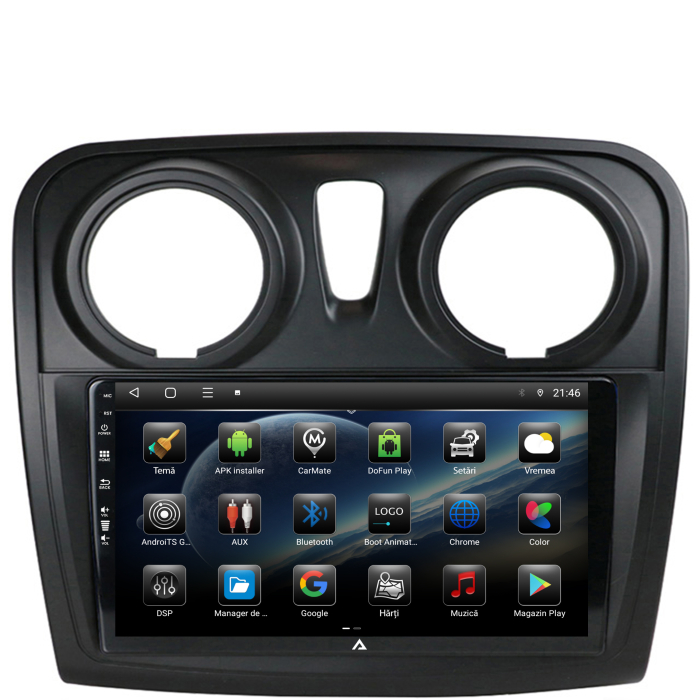 Navigatie Carplay Android 12 Dacia 9" 2GB | AutoDrop.ro [3]