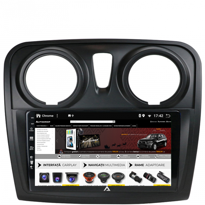 Navigatie Android 12 Dacia 9" QLED | AutoDrop.ro [11]