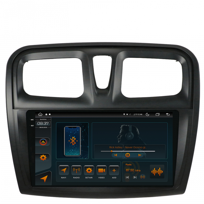 Navigatie 2K Android 13 Dacia Sandero 4GB | AutoDrop.ro [2]