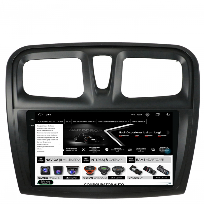 Navigatie 2K Android 13 Dacia Sandero 4GB | AutoDrop.ro [11]
