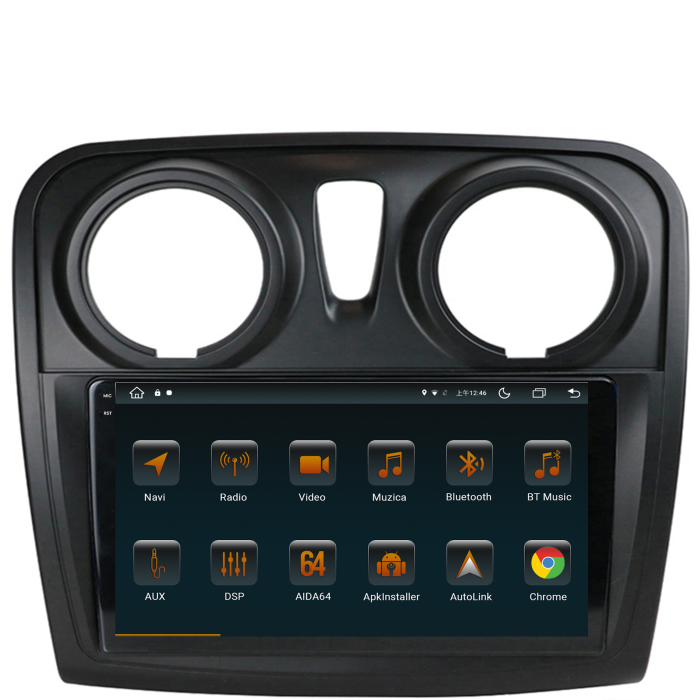 Navigatie Android 13 2K Dacia 9" 4+64GB | AutoDrop.ro [3]