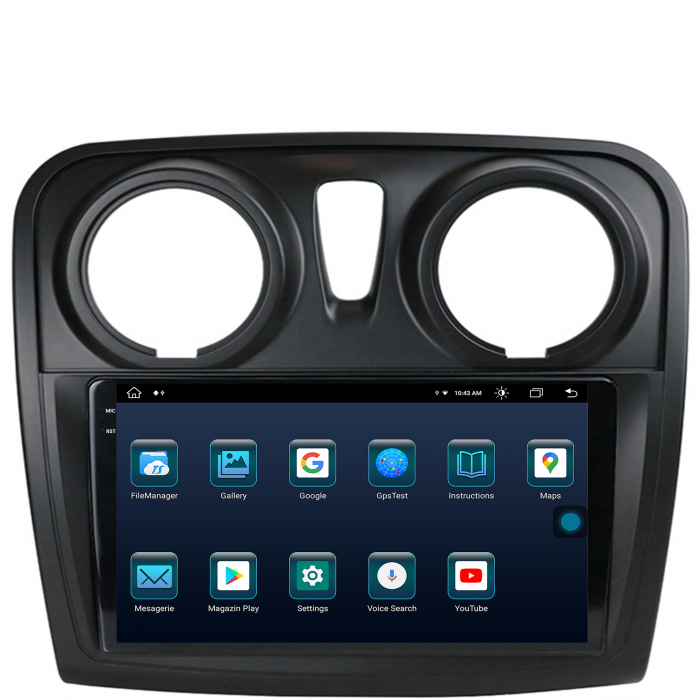 Navigatie Android 13 2K Dacia 9" 8+256GB | AutoDrop.ro [4]