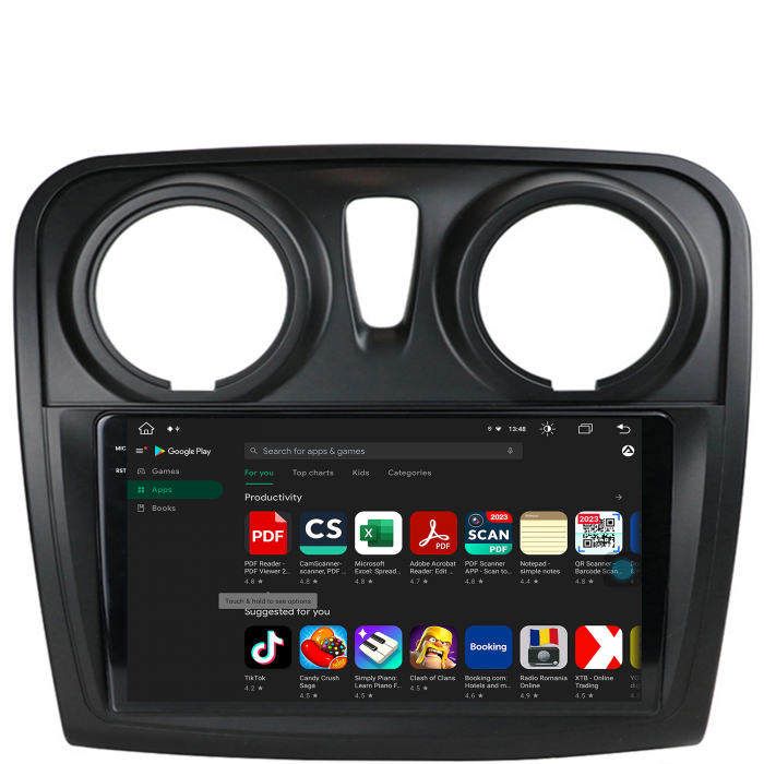 Navigatie Android 13 2K Dacia 9" 8+256GB | AutoDrop.ro [11]