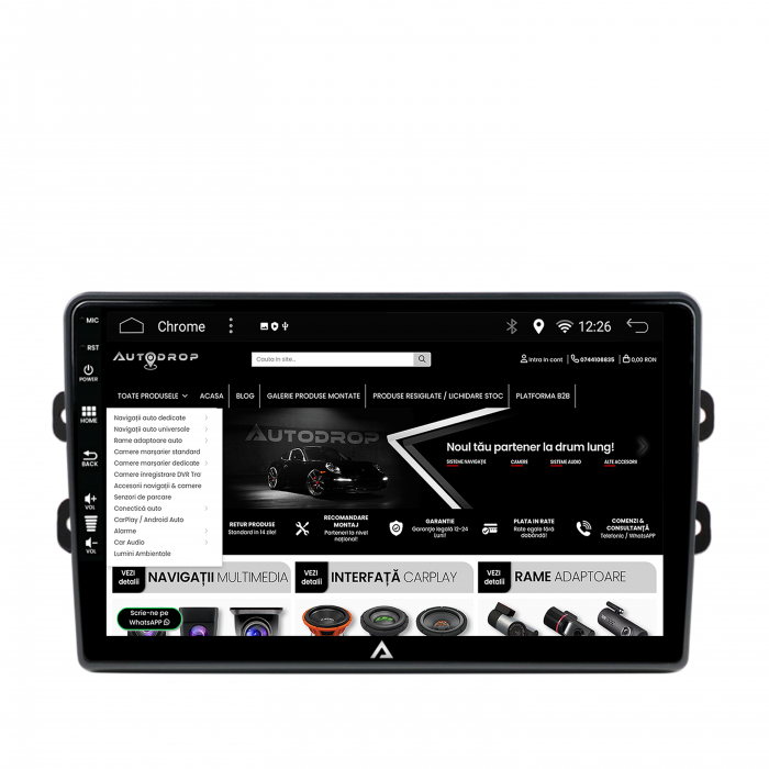 Navigatie Android 12 DACIA 6+128GB OCTACORE | AutoDrop.ro [5]