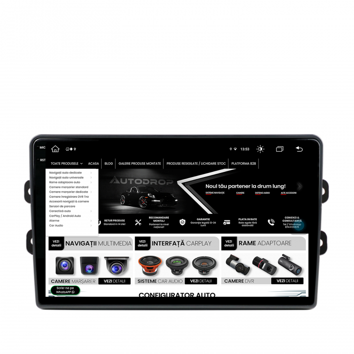 Navigatie Android 13 DACIA 4+64GB OCTACORE | AutoDrop.ro [11]