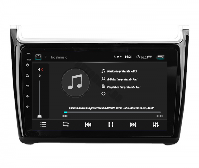 Navigatie Android Volkswagen Polo 5 | AutoDrop.ro [8]