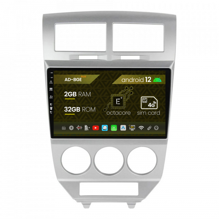 Carplay Android Dodge Caliber 2+32GB | AutoDrop.ro [1]