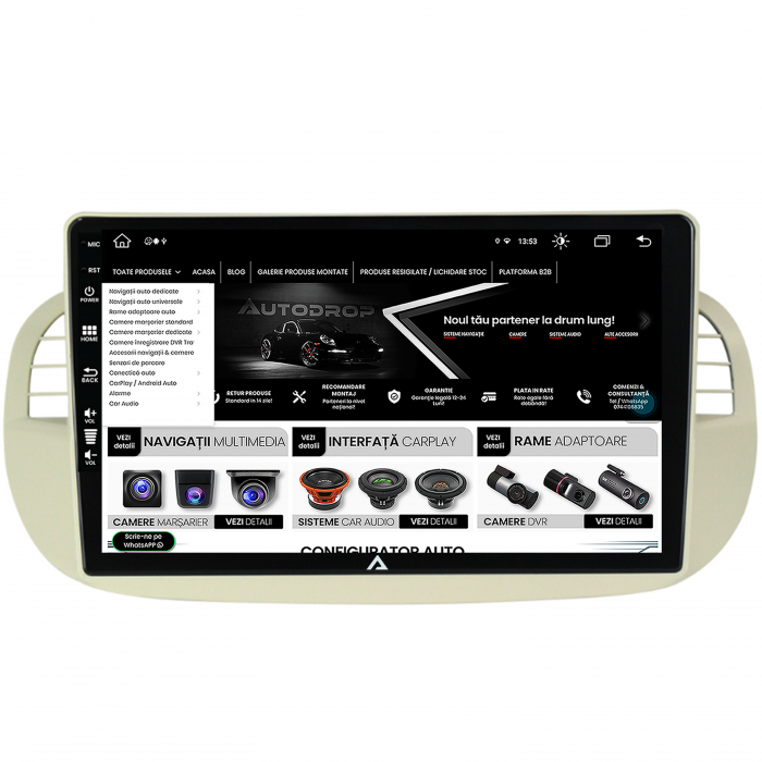Navigatie Fiat 500 2007-2014 8GB AD-BGZ | AutoDrop.ro [7]