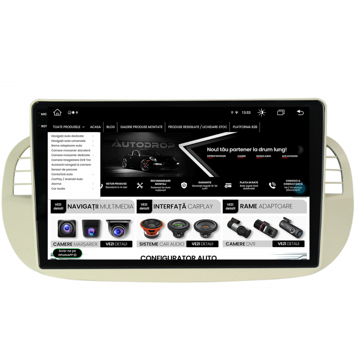 Navigatie 2K Fiat 500 2007-2014 4GB AD-BGV | AutoDrop.ro [12]