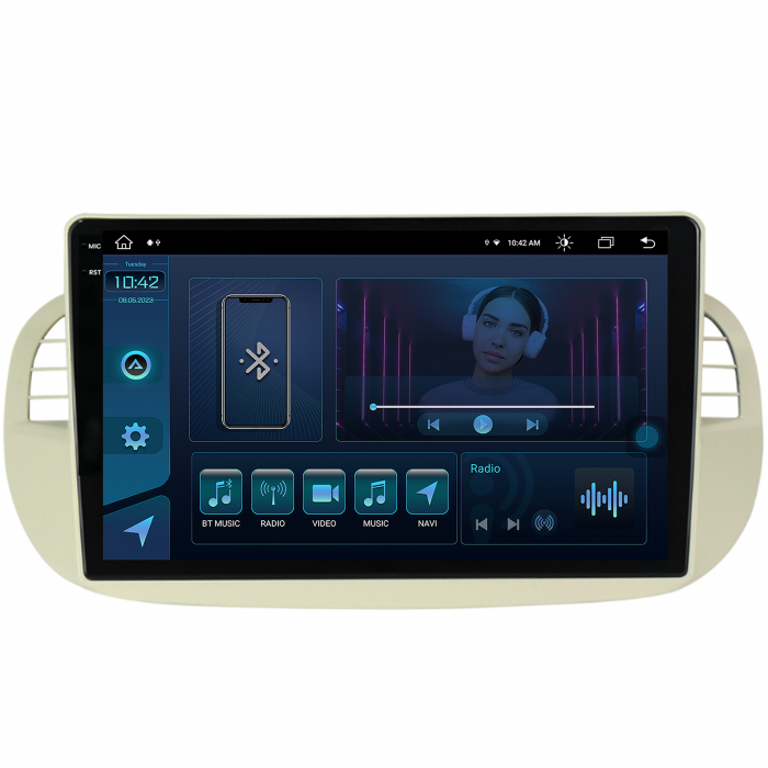 Navigatie 2K Fiat 500 2007-2014 8GB AD-BGX | AutoDrop.ro [2]