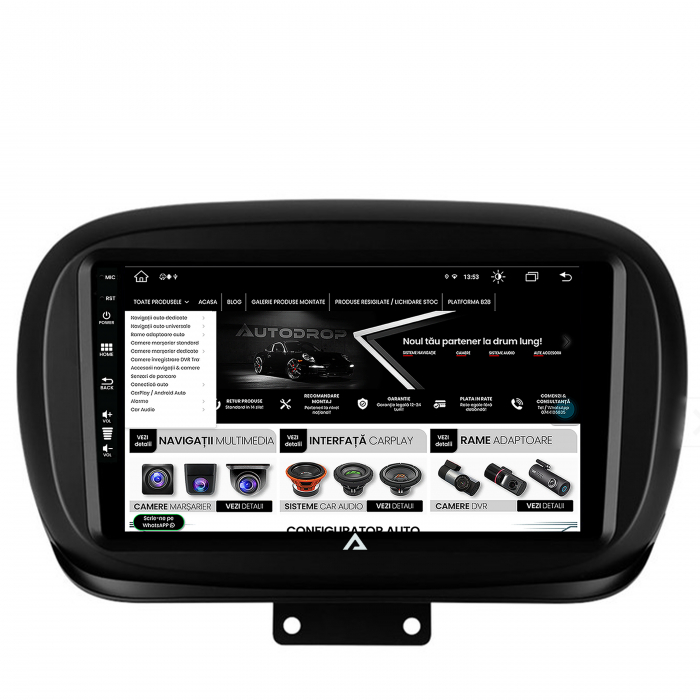 Navigatie Fiat 500X 2014-2020 8+256GB | AutoDrop.ro [5]