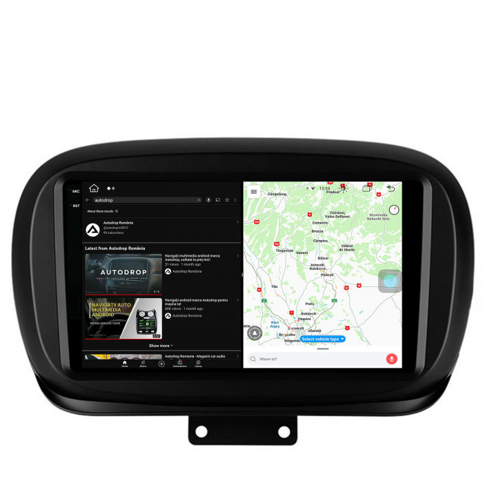 Navigatie 2K Fiat 500X 2014-2020 4+64GB | AutoDrop.ro [6]