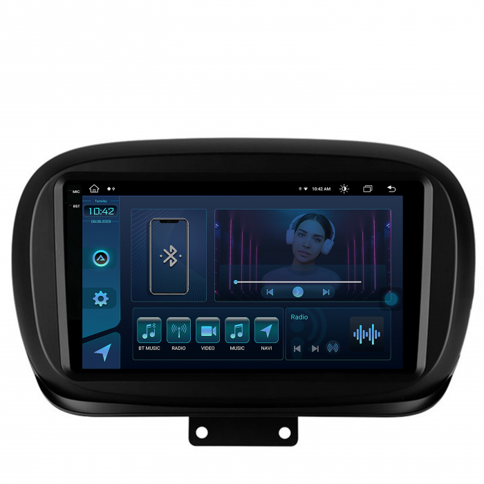 Navigatie 2K Fiat 500X 2014-2020 8+256GB | AutoDrop.ro [2]