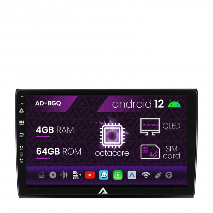 Navigatie Android 12 Fiat Bravo AC8257 QLED | AutoDrop.ro [2]