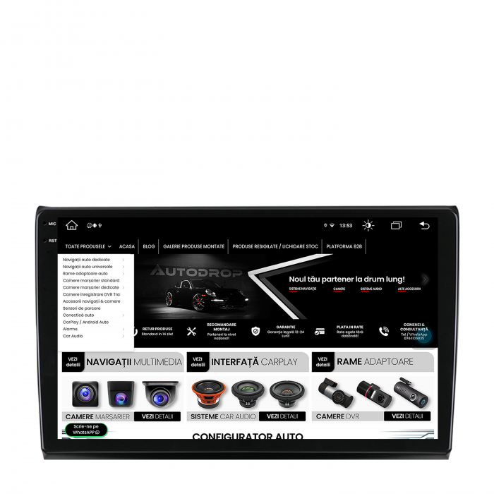 Navigatie 2K Android 13 Fiat Bravo 8+256GB | AutoDrop.ro [10]
