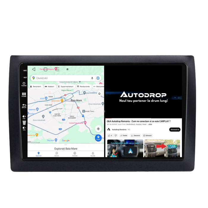 Carplay Android Android 12 Fiat Stilo 2GB | AutoDrop.ro [9]