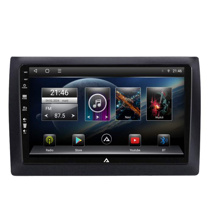 Carplay Android Android 12 Fiat Stilo 2GB | AutoDrop.ro [2]