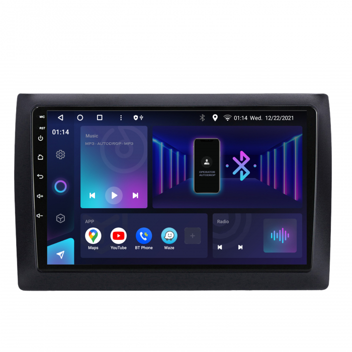 Navigatie Android 12 QLED Fiat Stilo | AutoDrop.ro [3]
