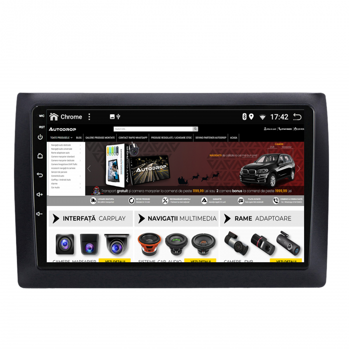 Navigatie Android 12 QLED Fiat Stilo | AutoDrop.ro [11]