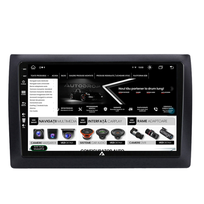 Navigatie Android 13 Fiat Stilo 8+256GB | AutoDrop.ro [4]