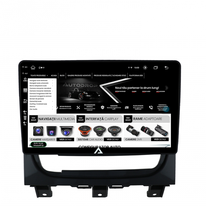 Navigatie Android 13 Fiat Strada / Idea 8GB | AutoDrop.ro [6]