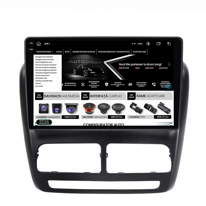 Navigatie 2K Android 13 Fiat Doblo 4GB | AutoDrop.ro [11]