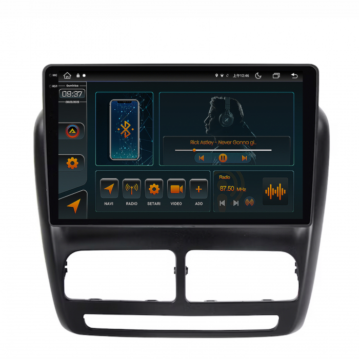 Navigatie 2K Android 13 Fiat Doblo 4GB | AutoDrop.ro [2]