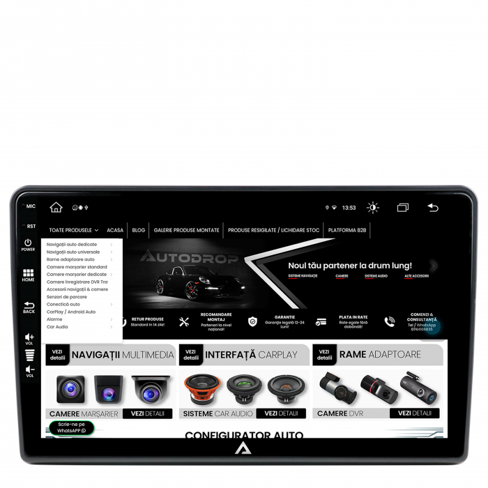 Navigatie Ford, Android, 9Inch | AD-BGB9008+AD-BGRKIT137 [4]