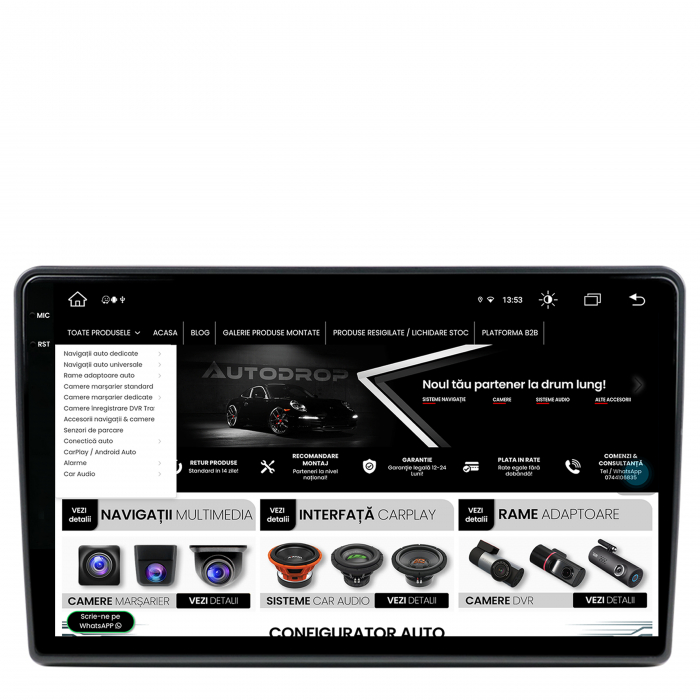 Navigatie Ford 2K, Android, 9Inch | AD-BGV9004+AD-BGRKIT137 [10]