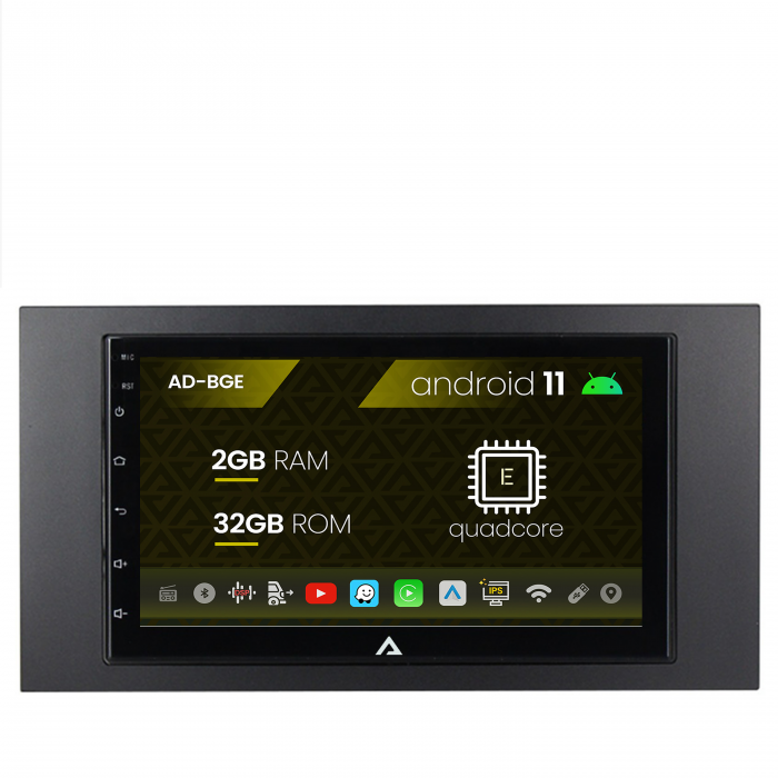 Navigatie Ford 2DIN, Android 11, E-Quadcore 2GB RAM + 32GB ROM, 7 Inch - AD-BGE1002+AD-BGRFR0012DIN - Copie