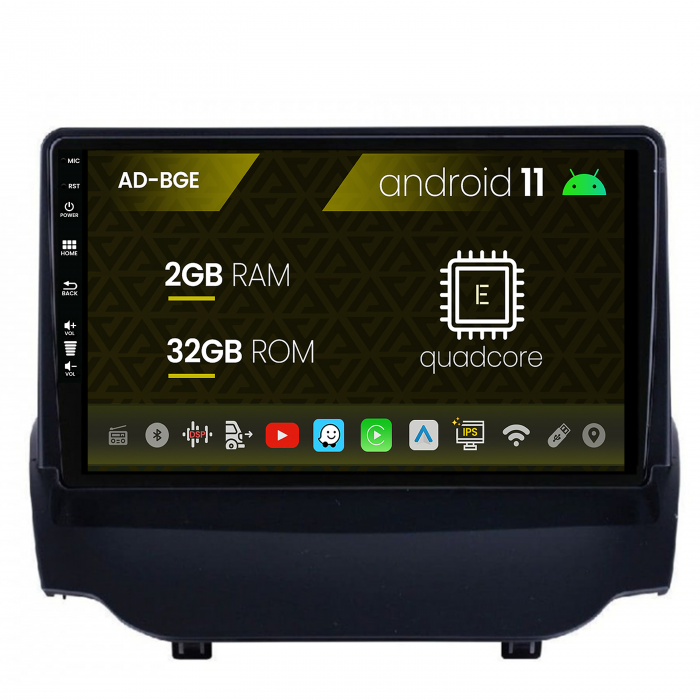 Navigatie Ford EcoSport (2013-2016) Android 11, E-Quadcore 2GB RAM + 32GB ROM, 9 Inch - AD-BGE9002+BGRKIT118