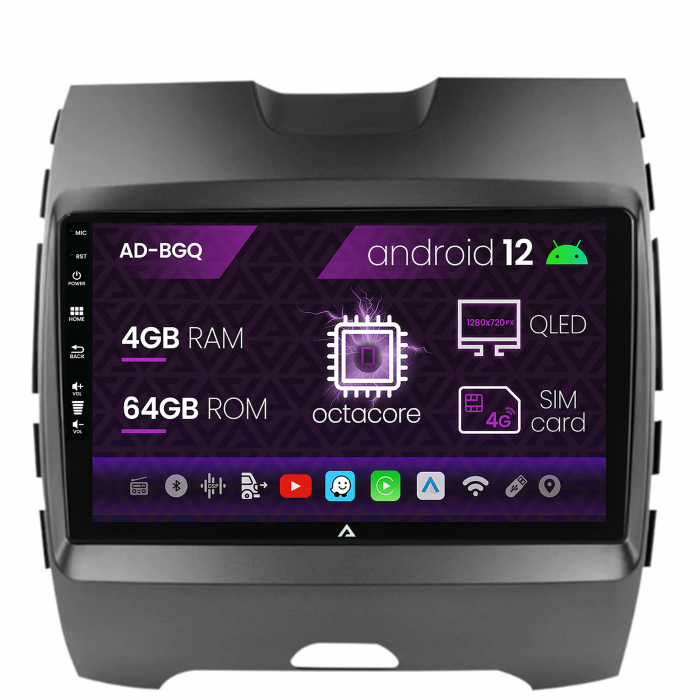 Navigatie Android 12 Ford Edge QLED | AutoDrop.ro [2]