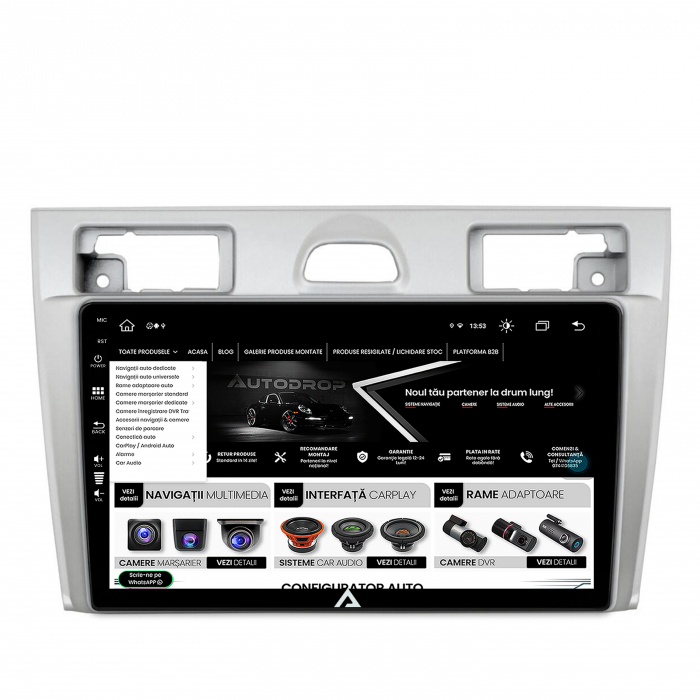 Navigatie Android 13 Ford Fiesta 8GB | AutoDrop.ro [5]
