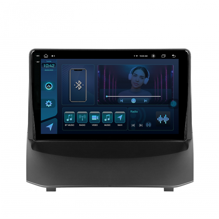Navigatie Android 13 2K Ford Fiesta 8+256GB | AutoDrop.ro [2]