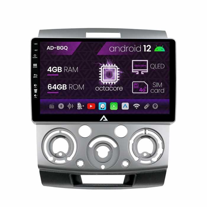Navigatie Android 12 Ford Ranger / Mazda BT50 QLED | AutoDrop.ro [2]