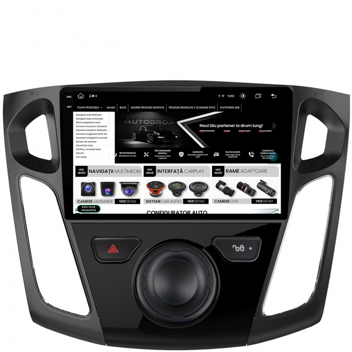 Navigatie Android 13 2K Ford Focus 3 8GB | AutoDrop.ro [9]