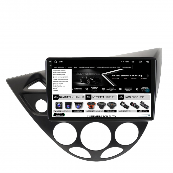 Navigatie Android 13 2K Ford Focus 1 8GB | AutoDrop.ro [9]