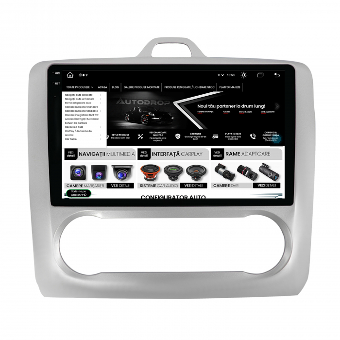 Navigatie 2K Android 13 Ford Focus 2 4GB | AutoDrop.ro [10]