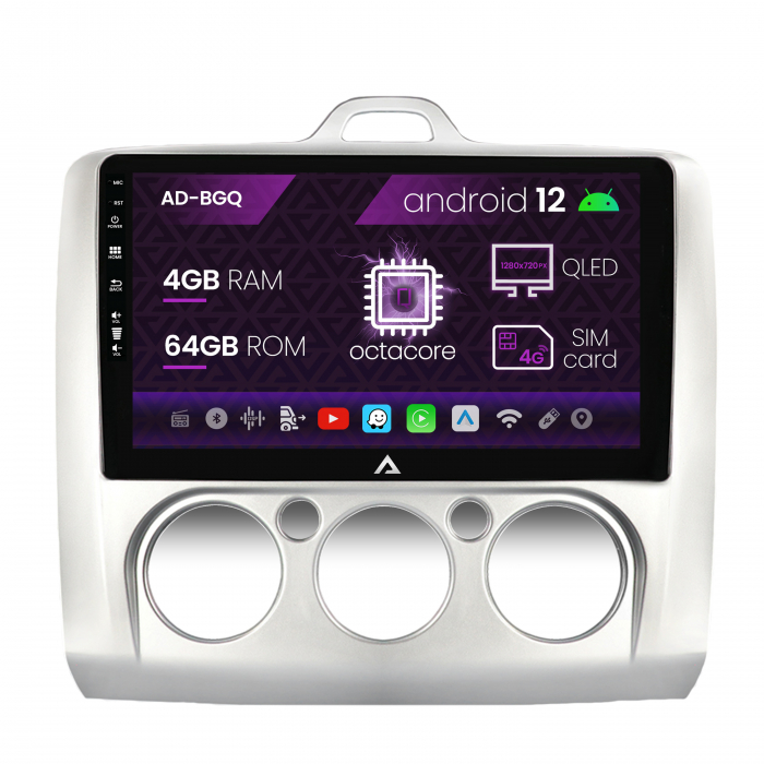 Navigatie Android 12 Ford Focus 2 CM QLED | AutoDrop.ro [2]
