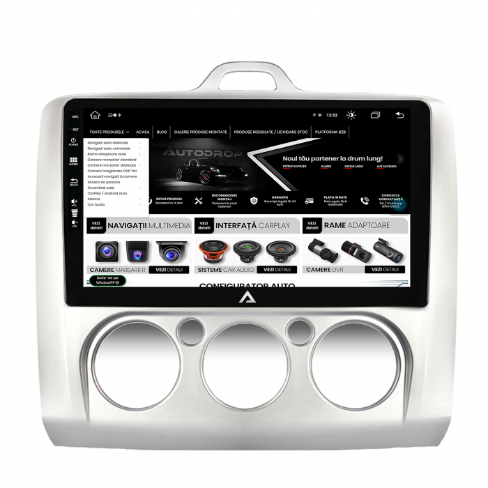 Android 13 Ford Focus 2 8GB Manual | AutoDrop.ro [4]